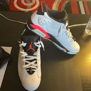 Mens Jordan White/Infrared